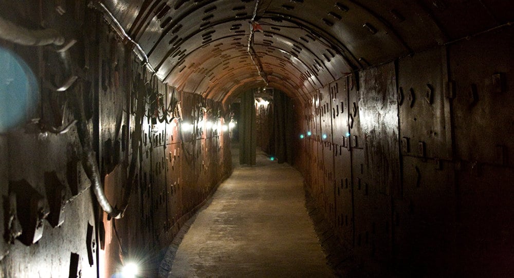 Entrada al bunker de Barcelona