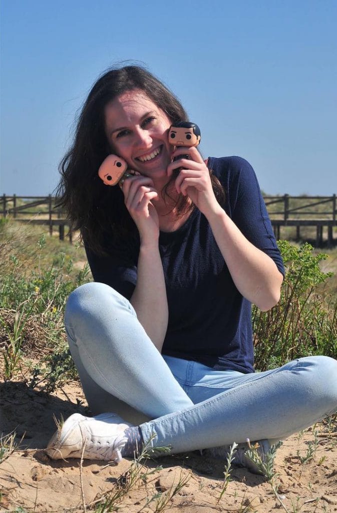 Raquel de Zampaseries con sus Funkos