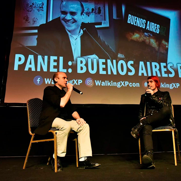 Julio A. Rembado junto a Magnus Mefisto